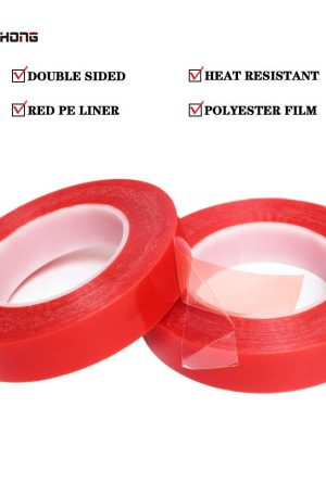 Double Sided PET Tape (Red Liner)